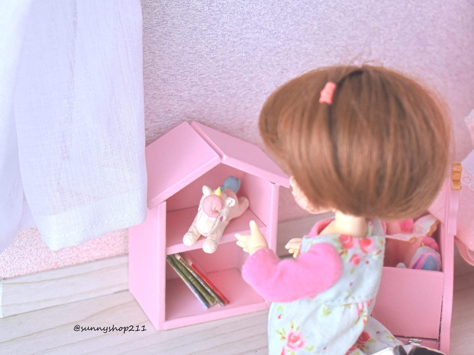 Maison poupée miniature 1/8