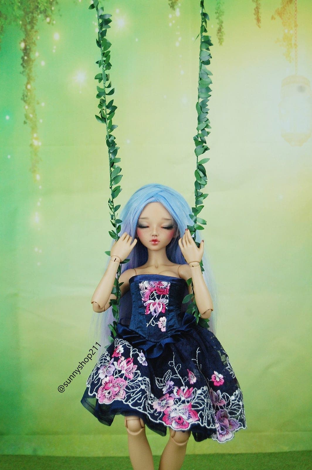 🧚🌿 Fairy swing 1/4 - Diorama BJD | Minifee, MSD, Unoa, Iplehouse JID