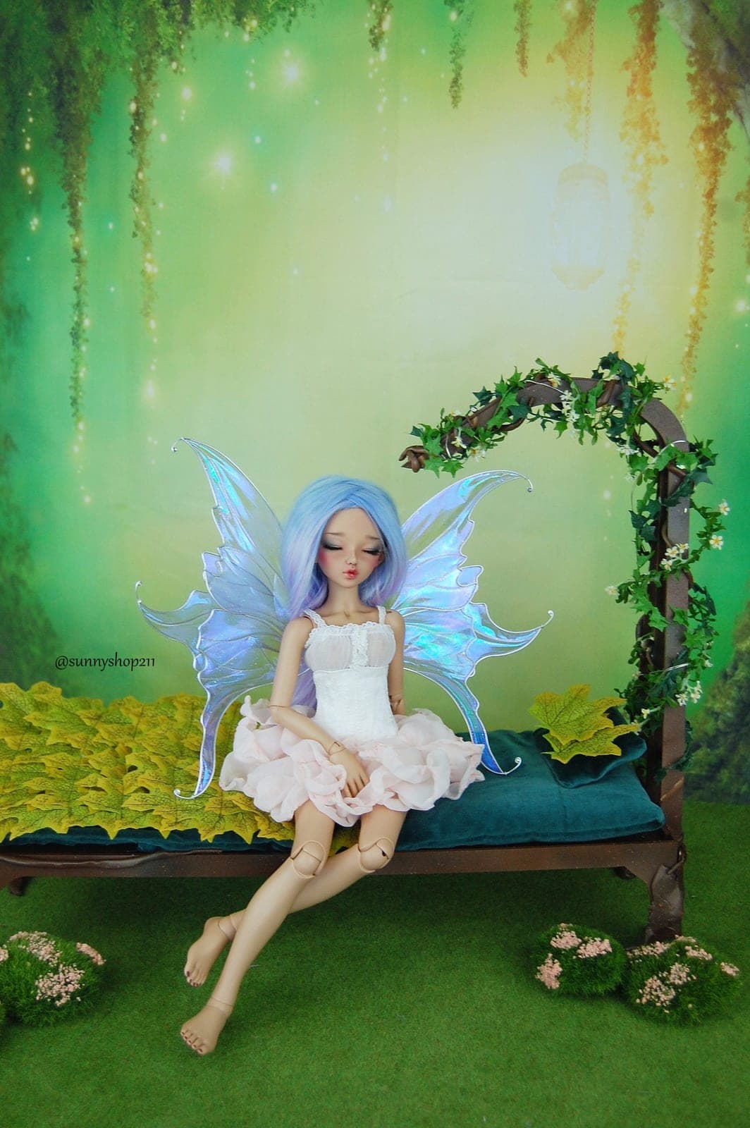 🌸🧚 Spring fairy bed - Diorama 1/4 | Minifee, MSD, Unoa,