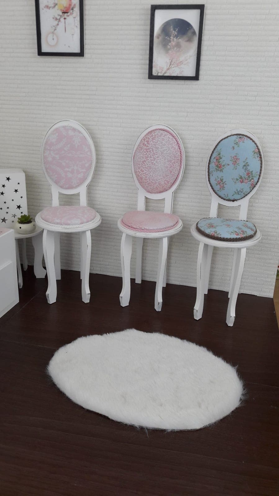 Miniature chair 1/4 minifee diorama bjd MSD dolls, unoa