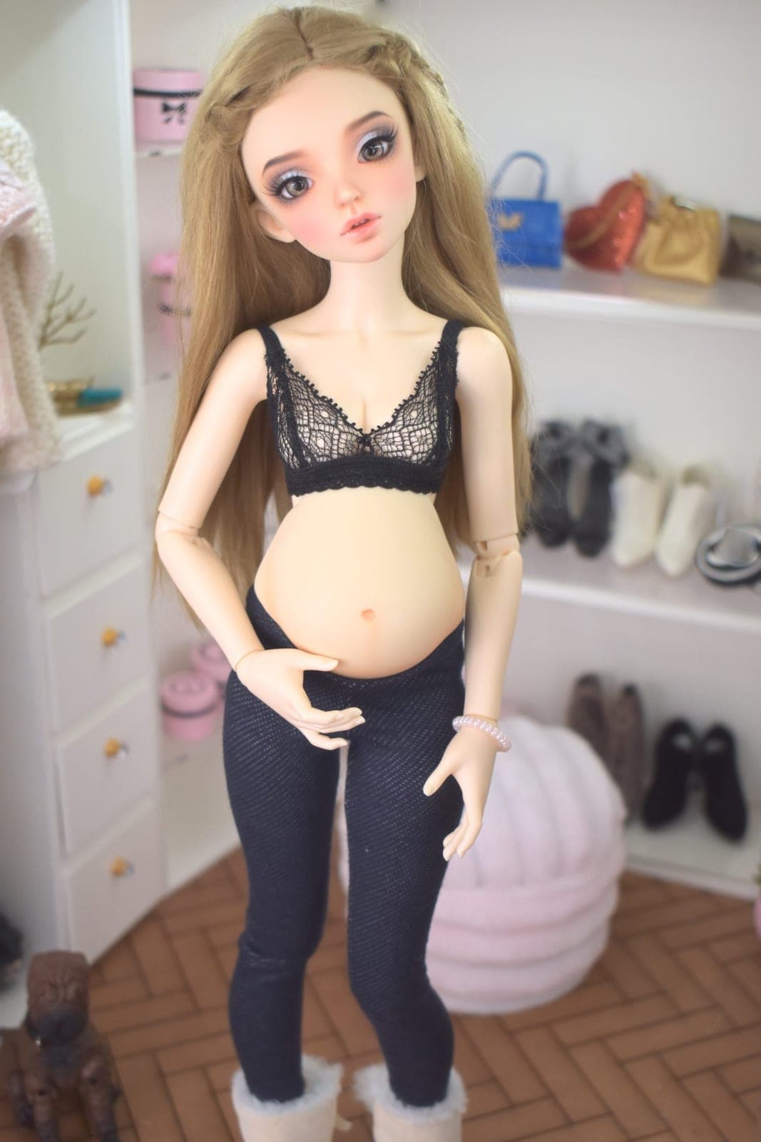 False pregnancy belly - Minifee BJD