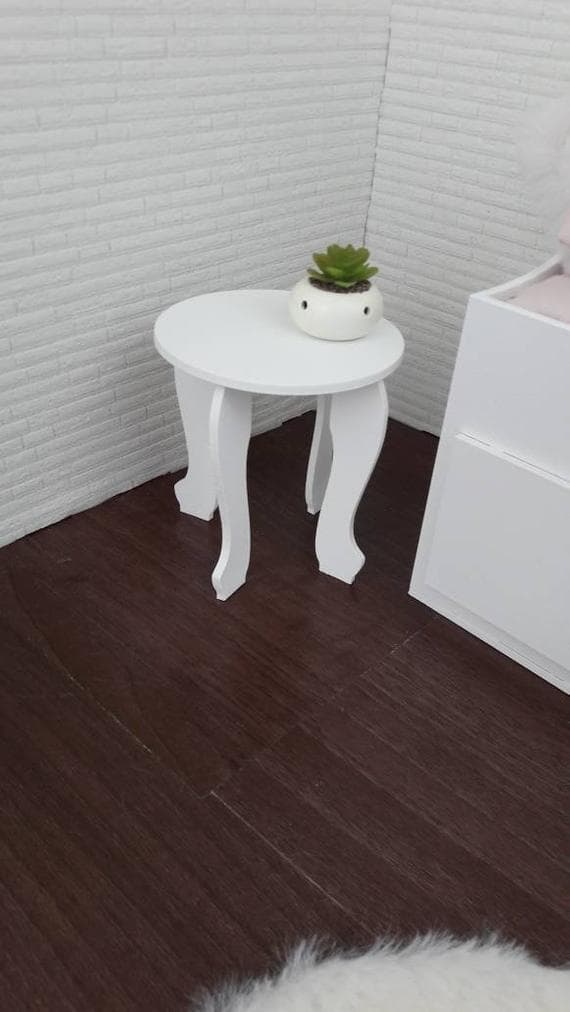 Miniature pedestal table 1/4 bjd minifee MSD , ellowynn Wilde,
