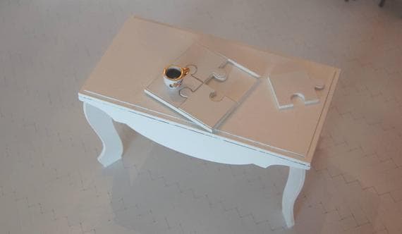 Dessus table puzzle miniature