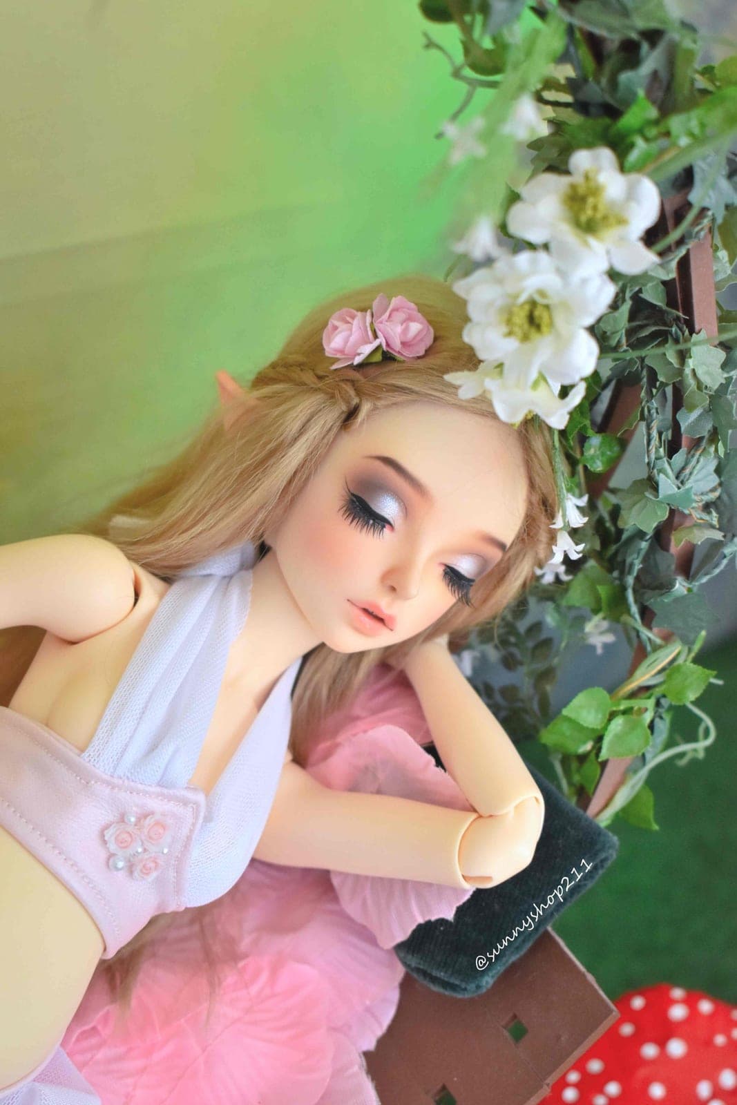 Décoration de cheveux fleur bjd