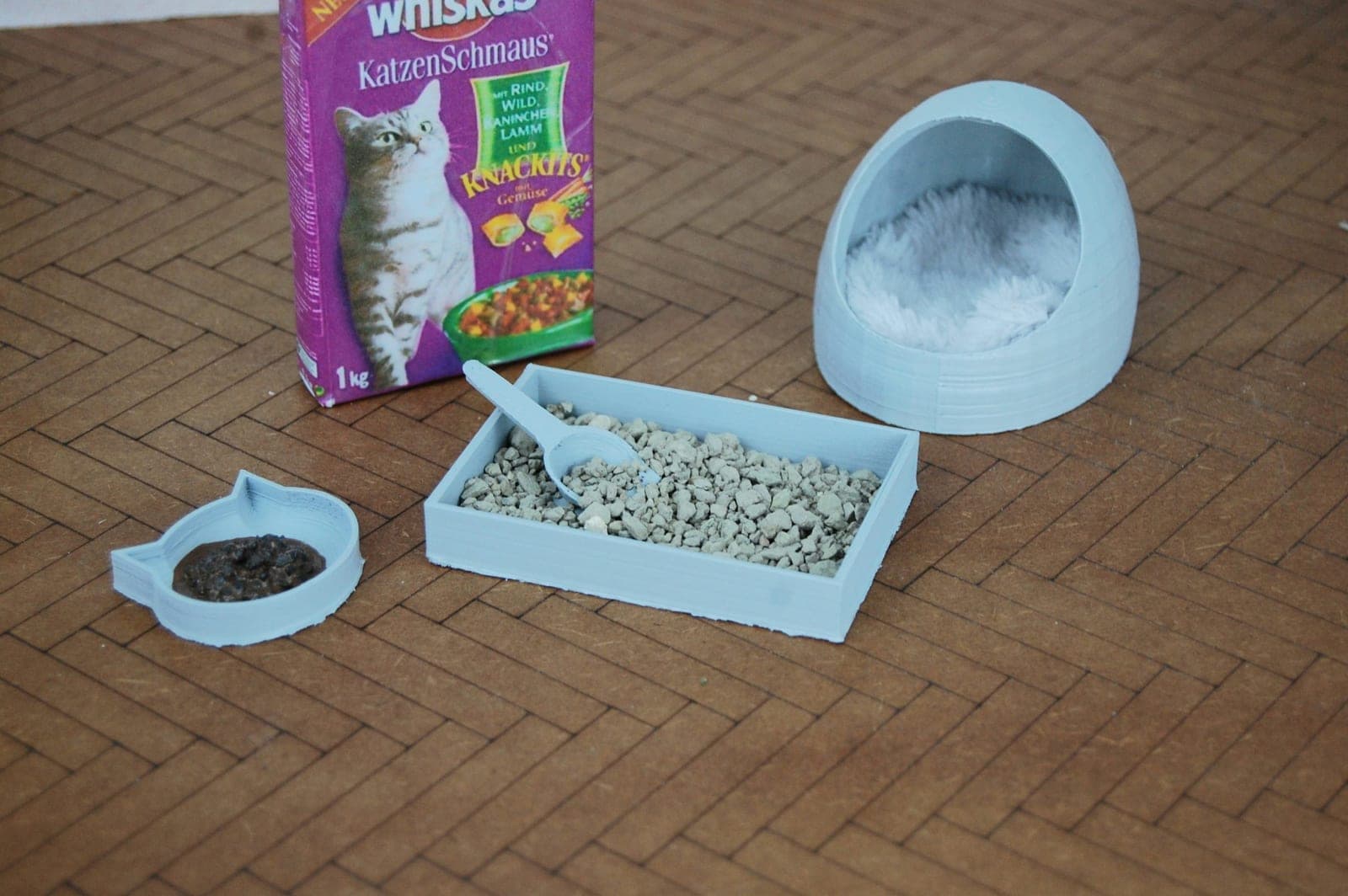 🐱 BJD cat set - Miniature accessories 1/4 (Minifee - MSD)