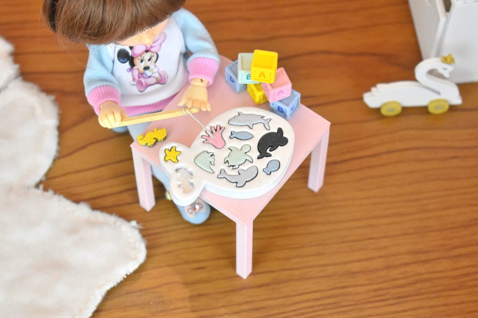 Miniature jouet pêche 1/8