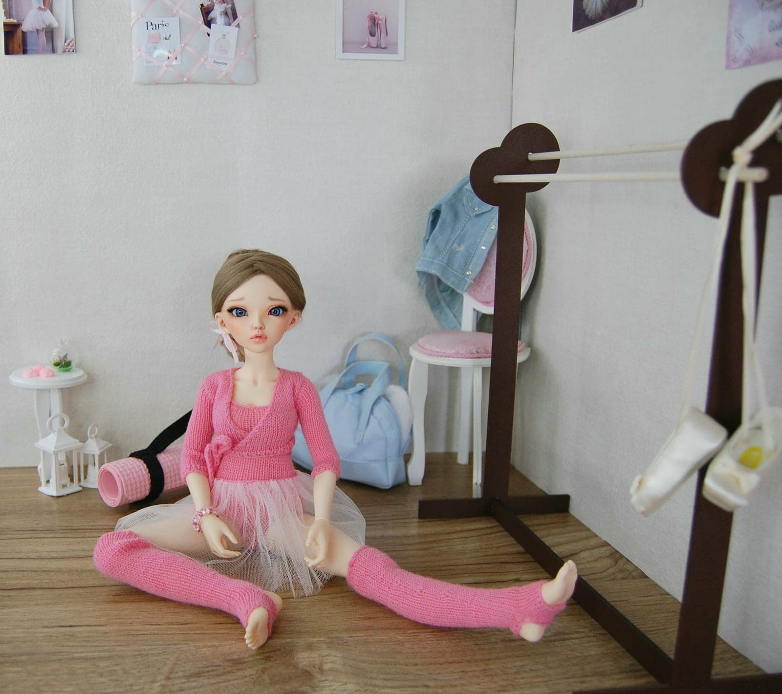 Miniature dance bar 1/4 bjd, minifee, unoa