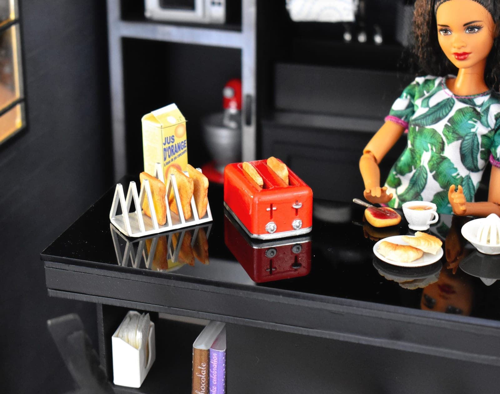 grille-pain miniature 1/6 Barbie, pullip, blythe