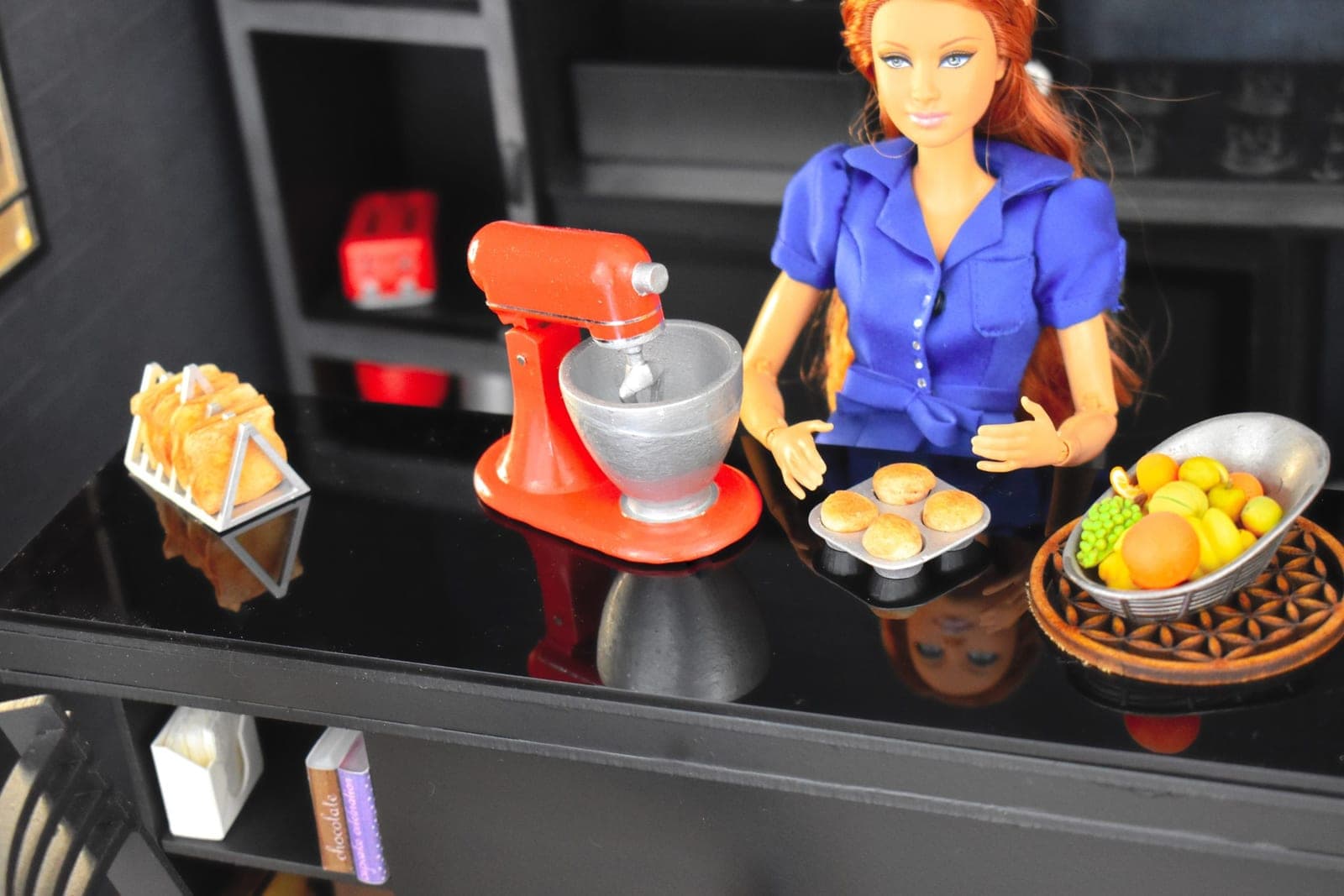 kitchenaid mixer 1/6 miniature Barbie, blythe, pullip, Poppy Parker