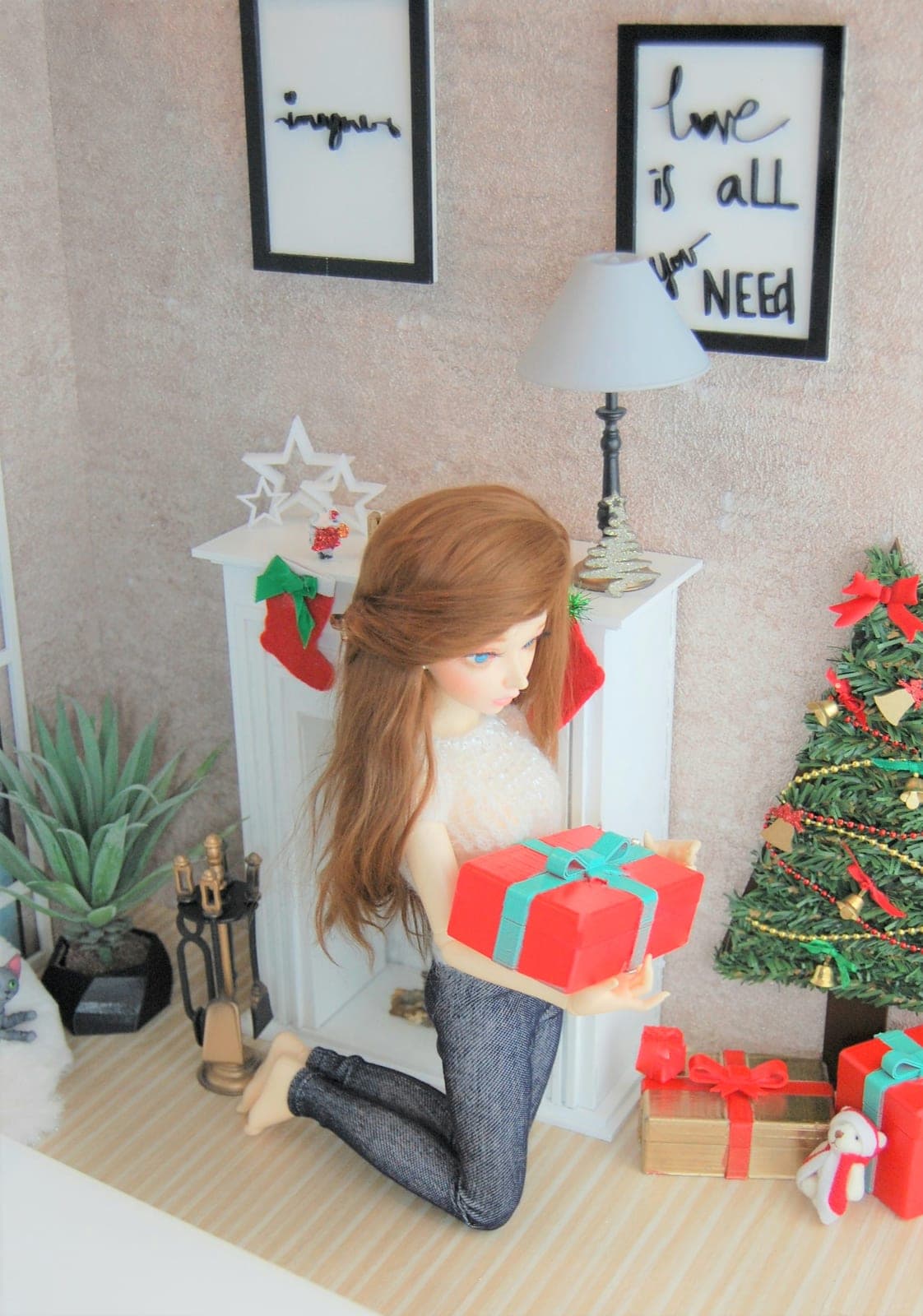 Miniature gift boxes 1/4 1/6 bjd minifee MSD,