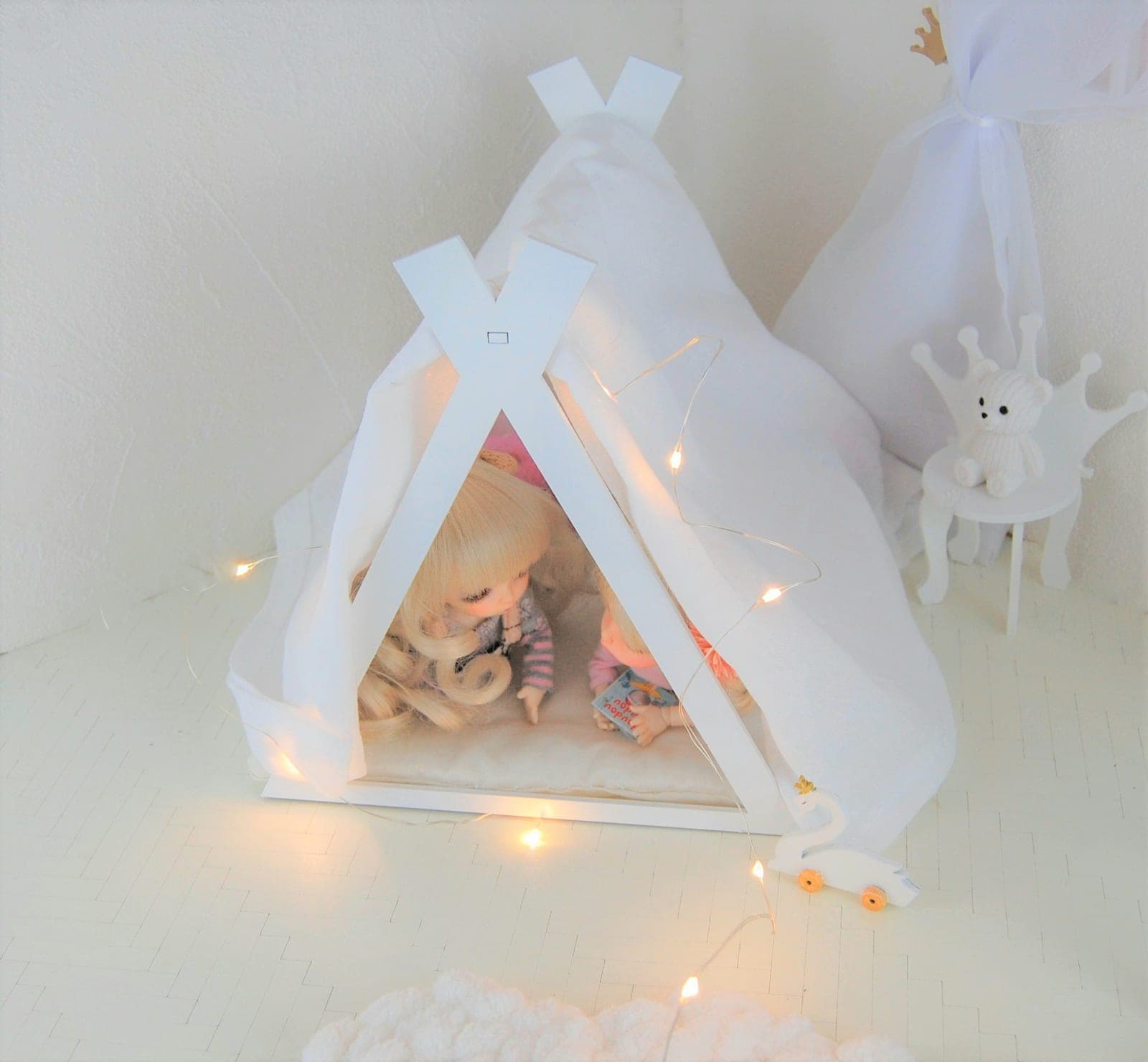 Tente miniature diorama 1/8