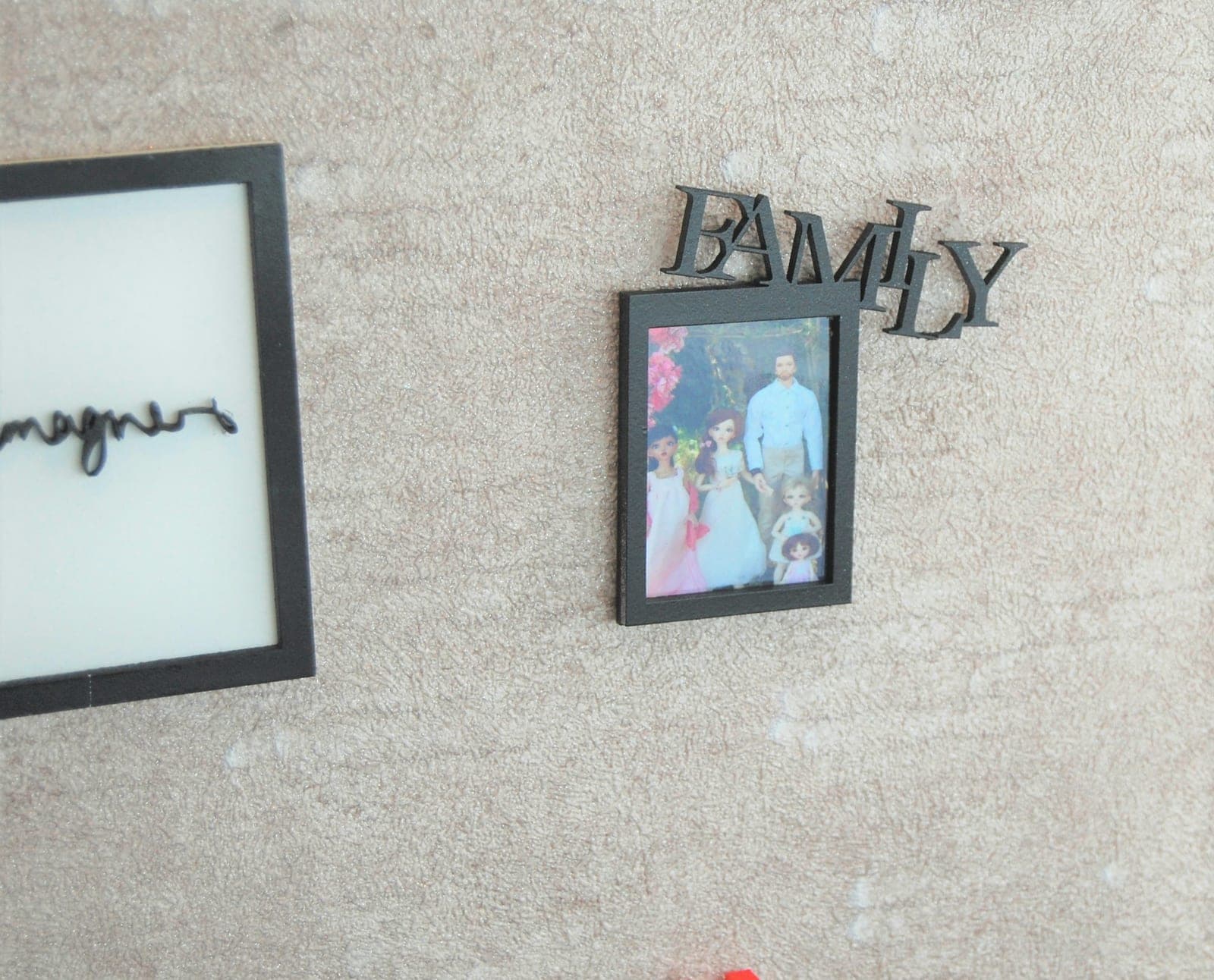 Cadre "FAMILY" 1/4 diorama 