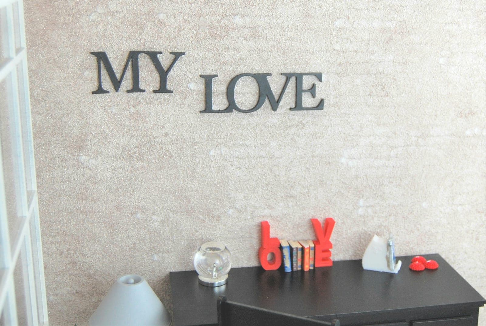 "MY LOVE" Decoration – 1/4 Miniature Diorama for Minifee, MSD