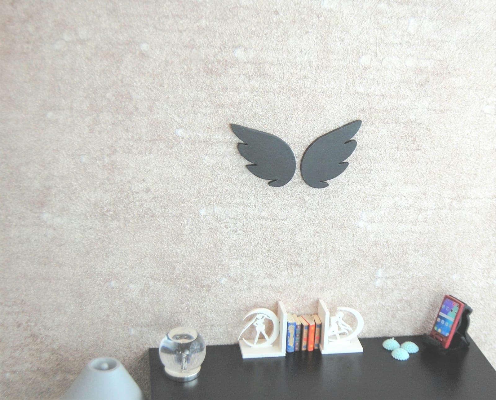 Decoration miniature wings 1/4 diorama minifee, MSD