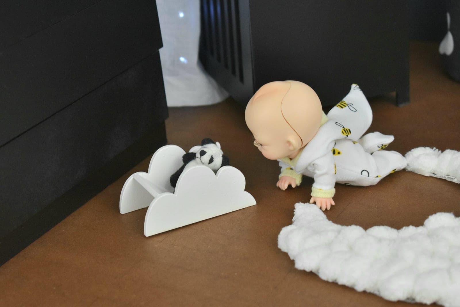 Caisse rangement nuage 1/8
