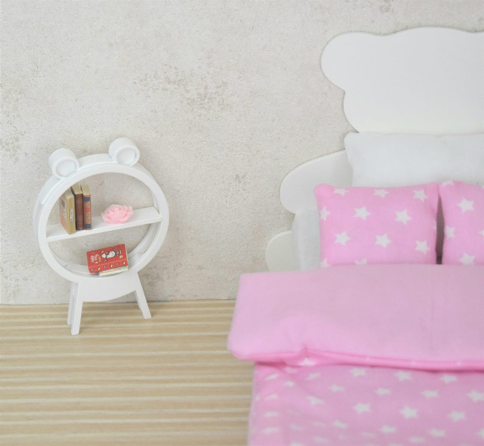 Meuble étagère ours miniature 1/6