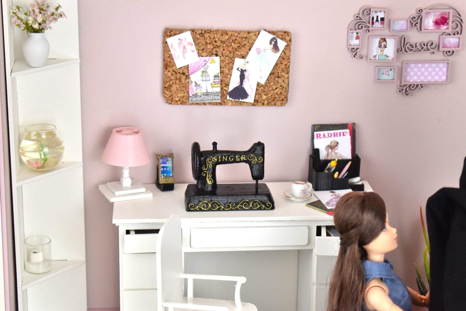 Machine coudre miniature 1/6