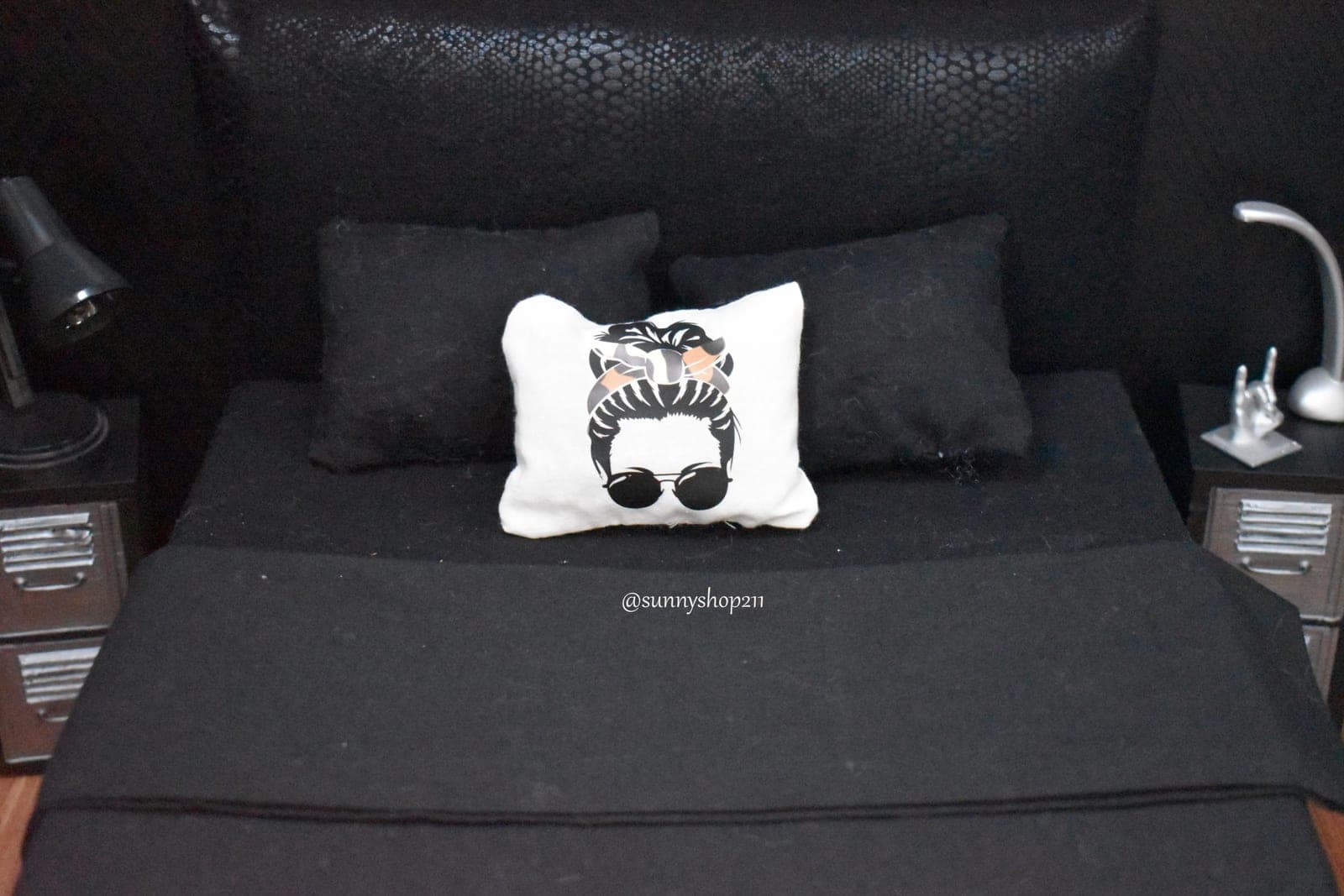 Coussin rock miniature 1/4 & 1/6 – Décoration diorama BJD