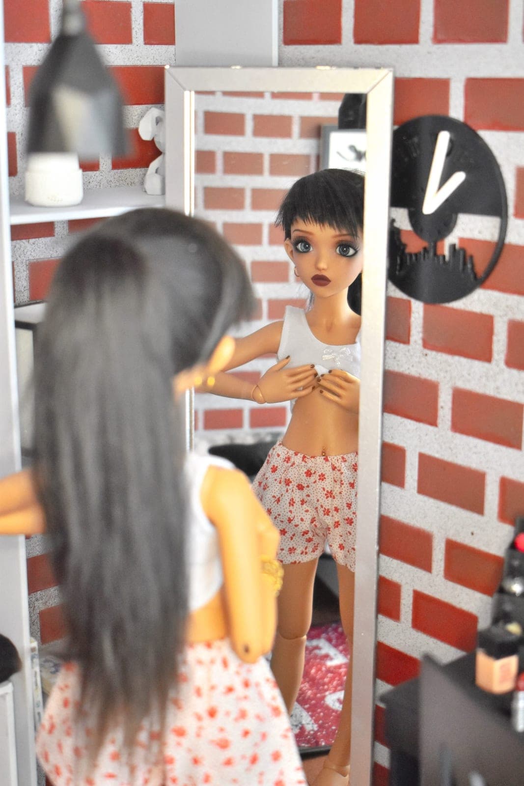 Miroir miniature 1/4 minifee