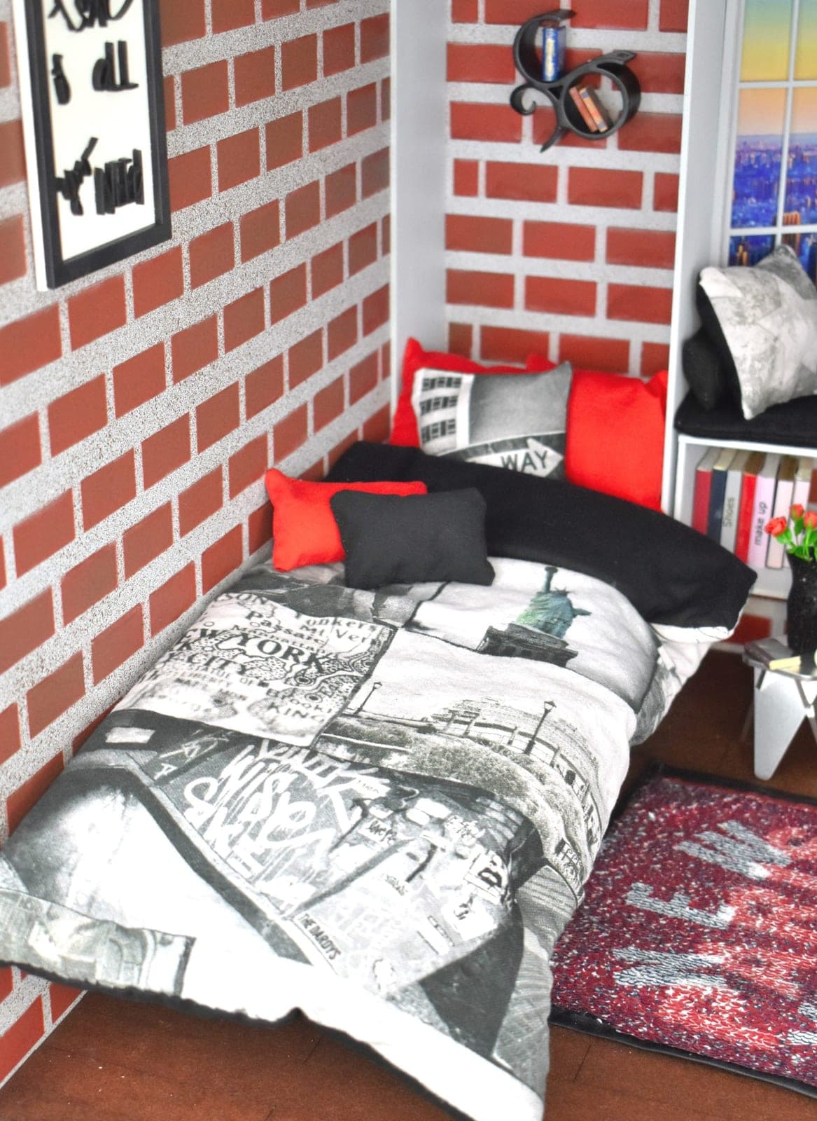 Single bed set bjd 1/4 minifee MSD, Iplehouse JID