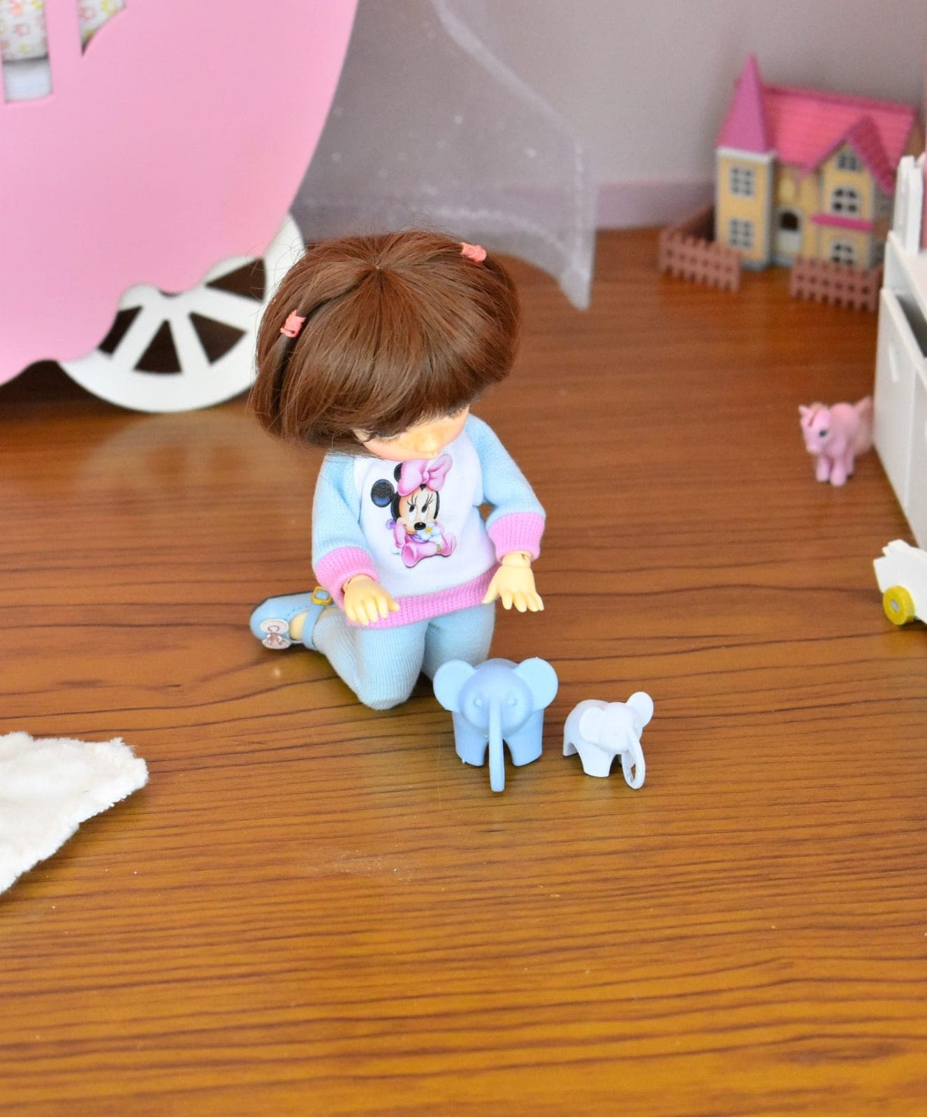 Miniature Elephant 1/8 - 1/6 - 1/4 Barbie, bjd baby, pukifee, minifee