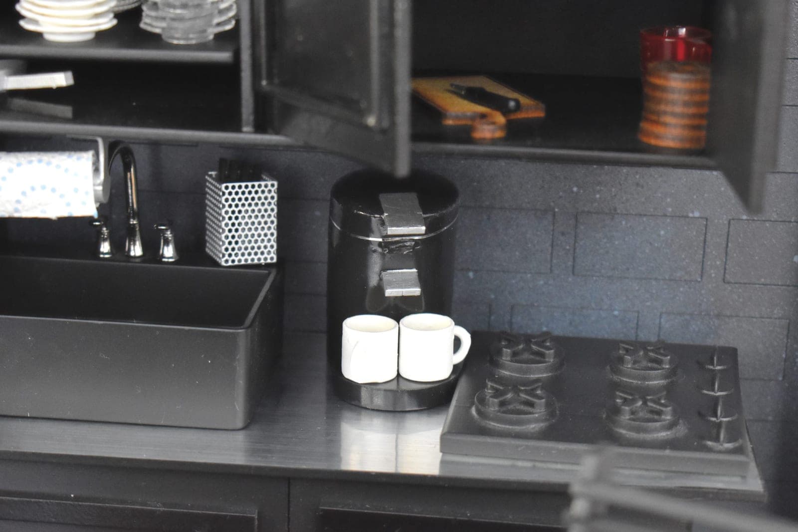 Coffee machine 1/6 miniature Barbie, pullip, blythe