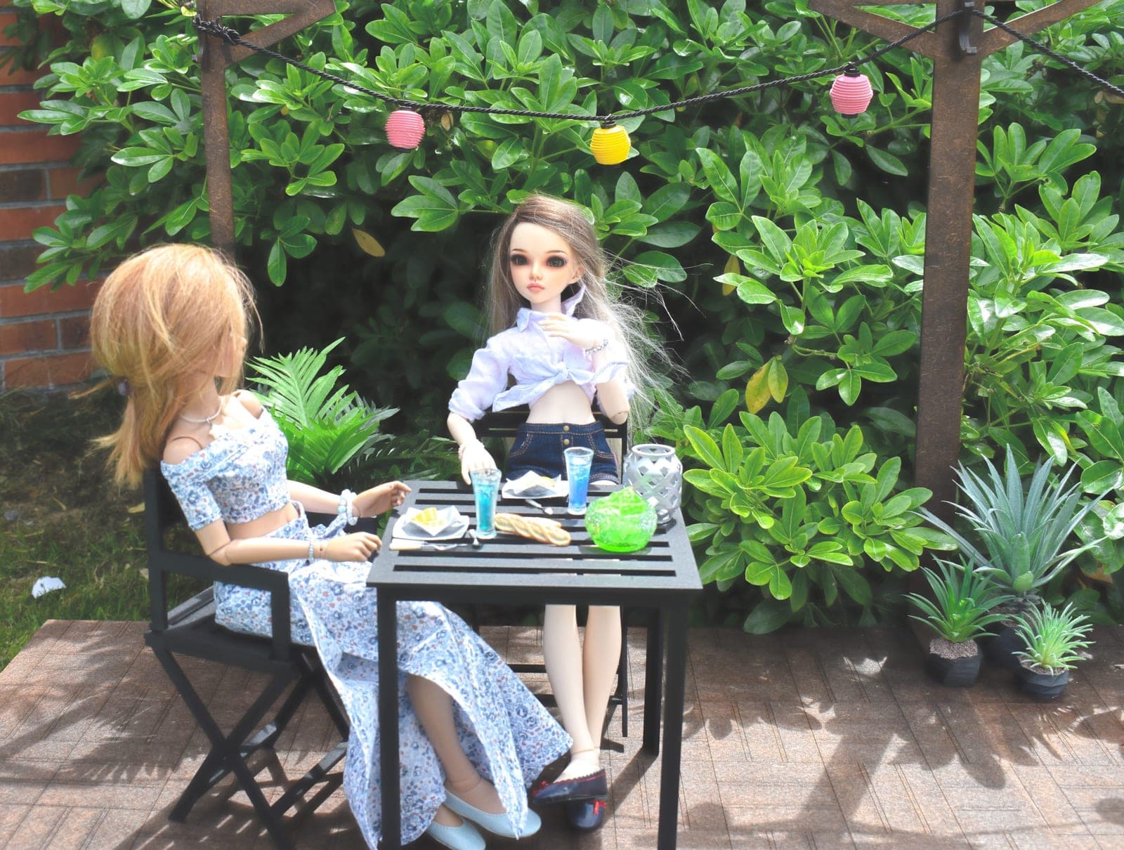 Garden set 1/4 minifee bjd MSD, unoa