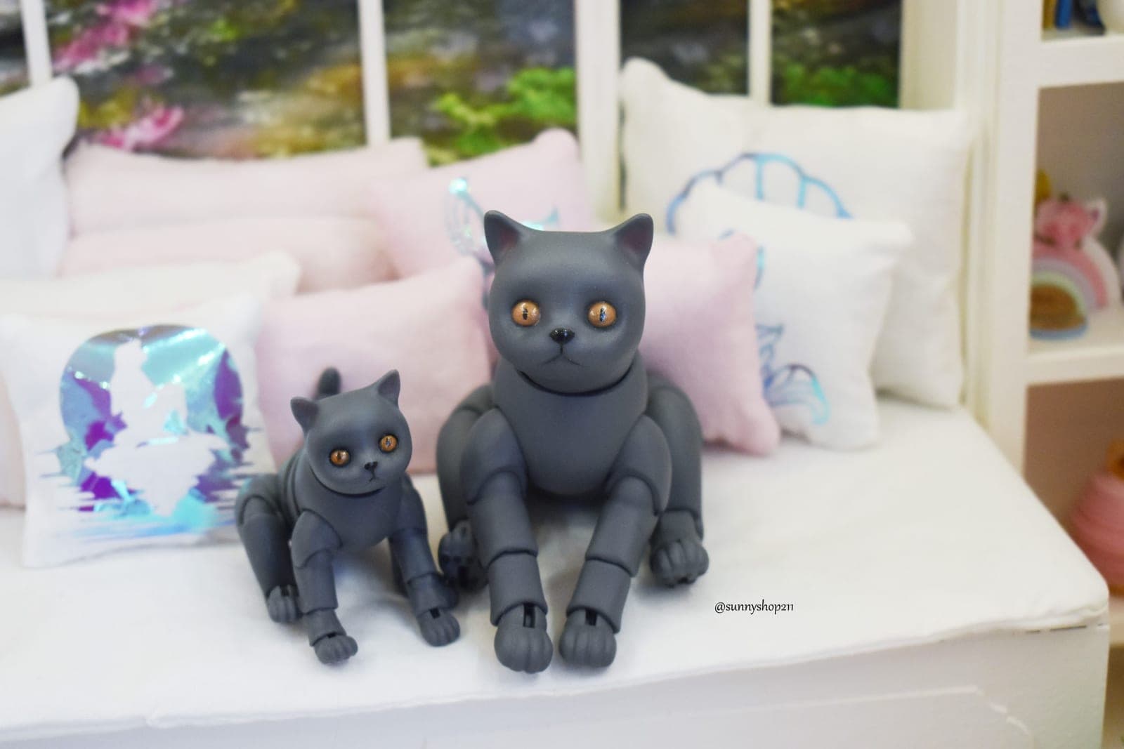 ? Chat British BJD miniature "Chaussette"