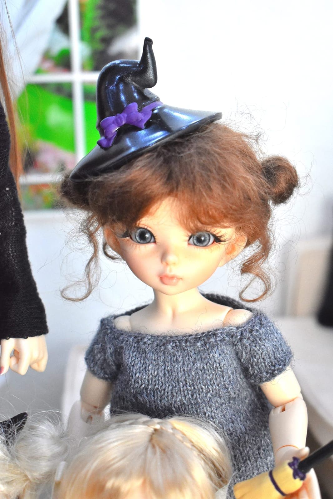 Chapeau et balai sorcière littlefee