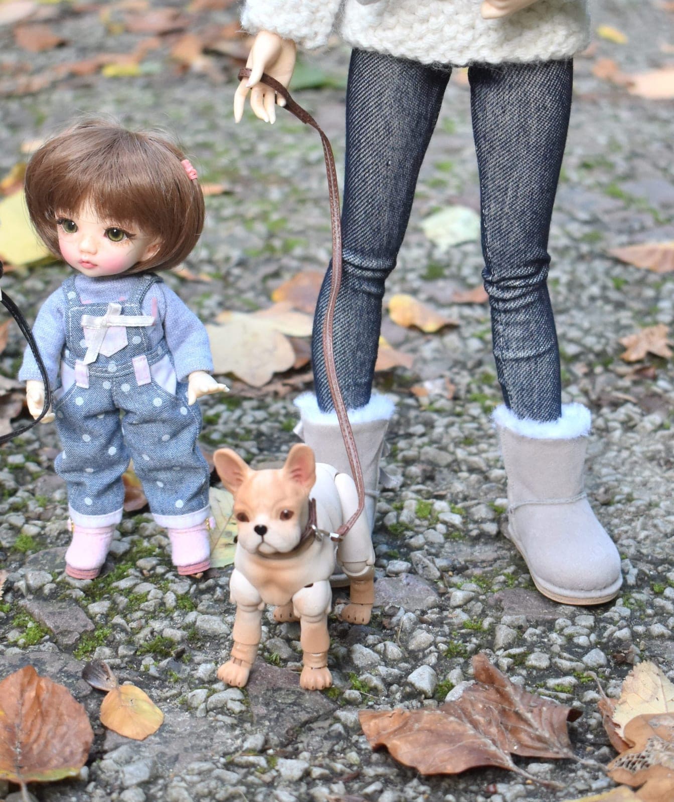🐾 BJD Dog Lead & Collar - Handcrafted accessories