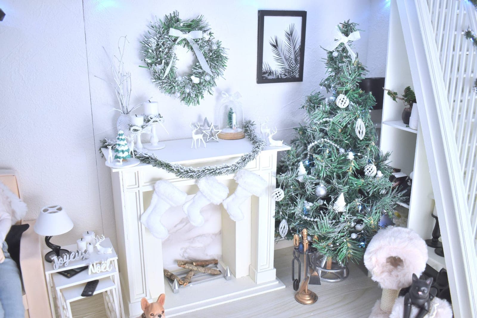 Couronne noël miniature 1/4
