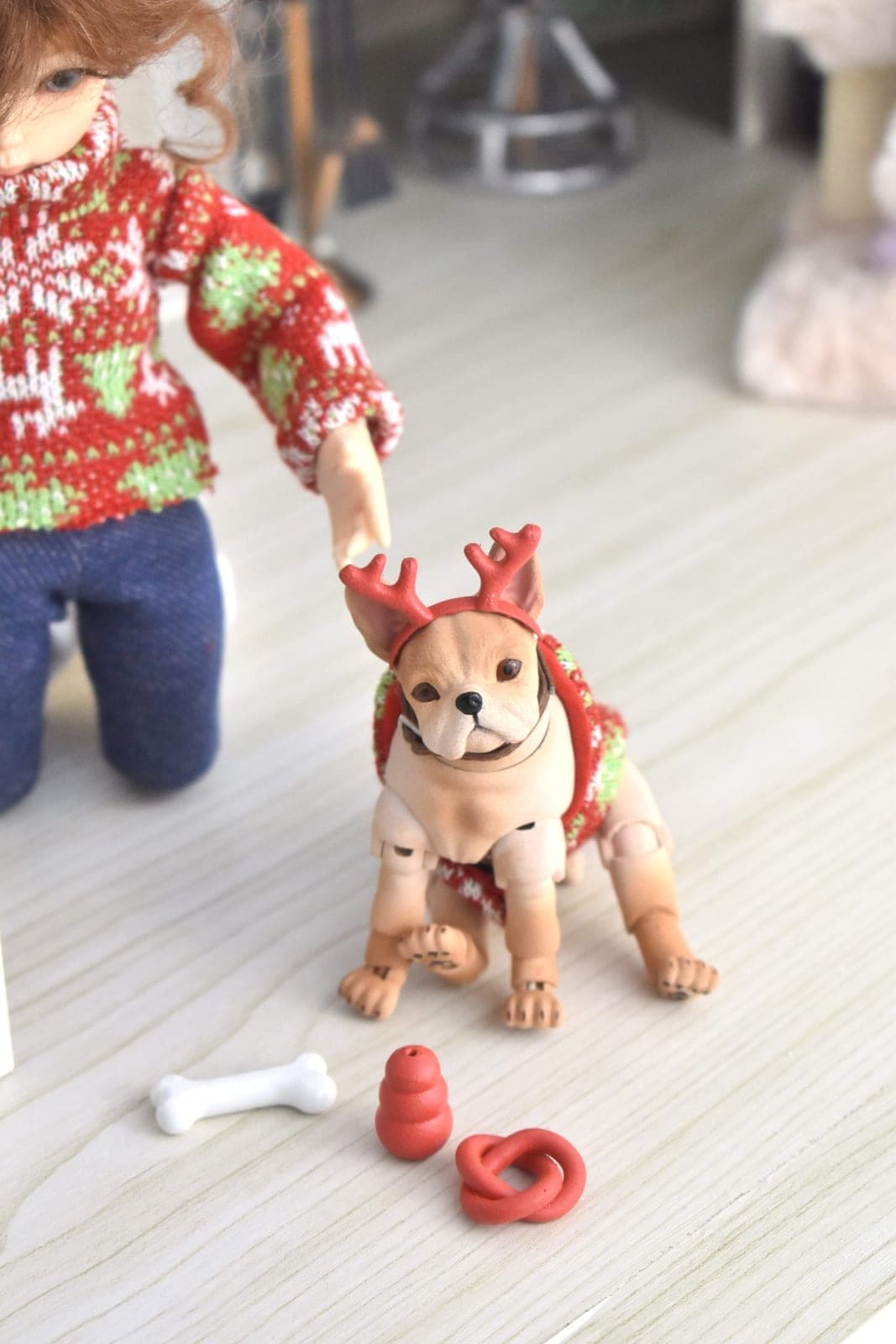 Serre-tête rêne Bouledogue bjd