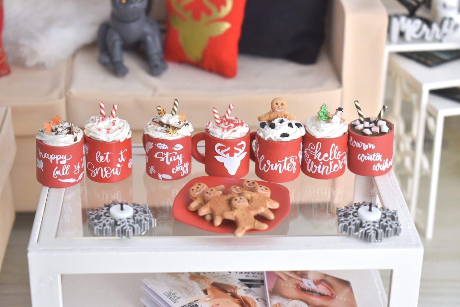 Christmas mug 1/4 1/3 custom minifee SD
