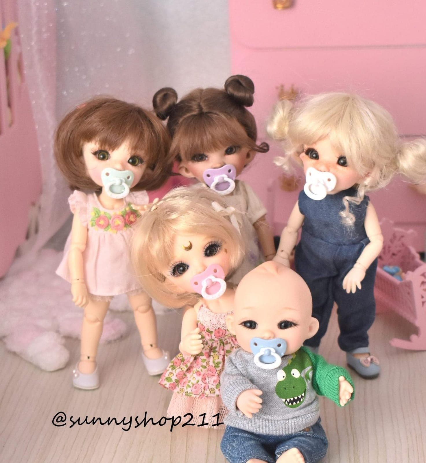 Tétine miniature 1/8 bjd