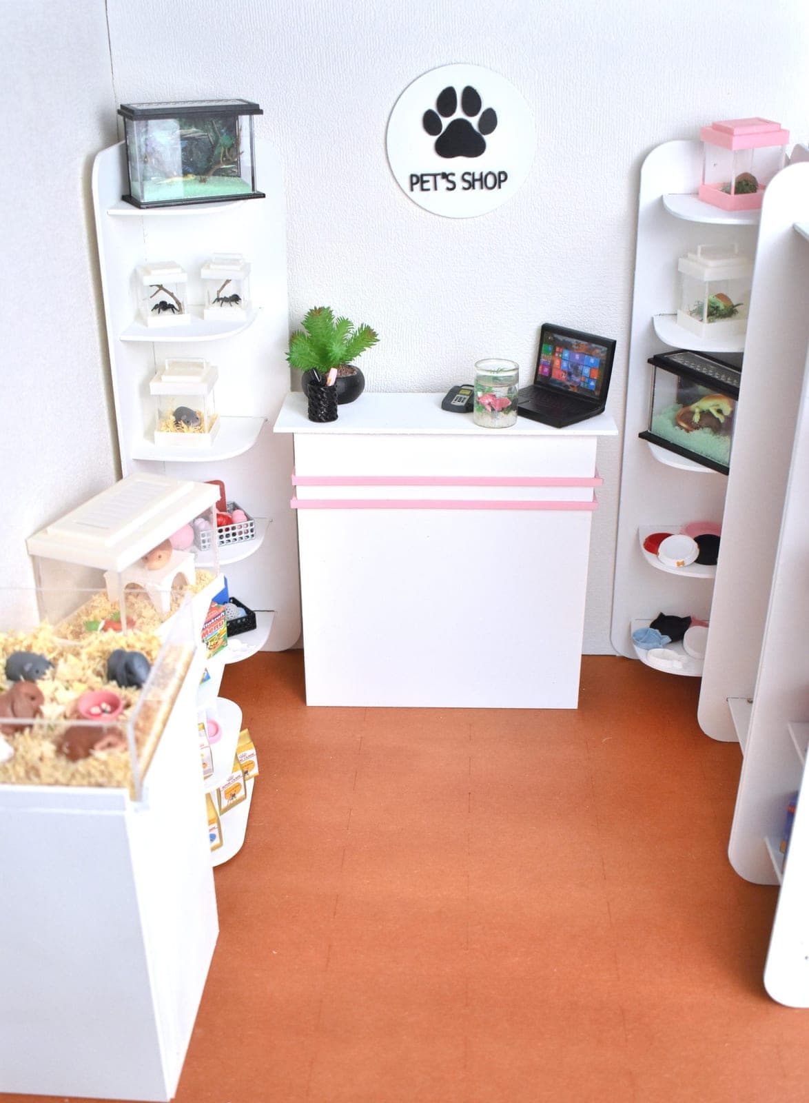 Miniature Pet Shop for Barbie, Minifee, BJD Dolls
