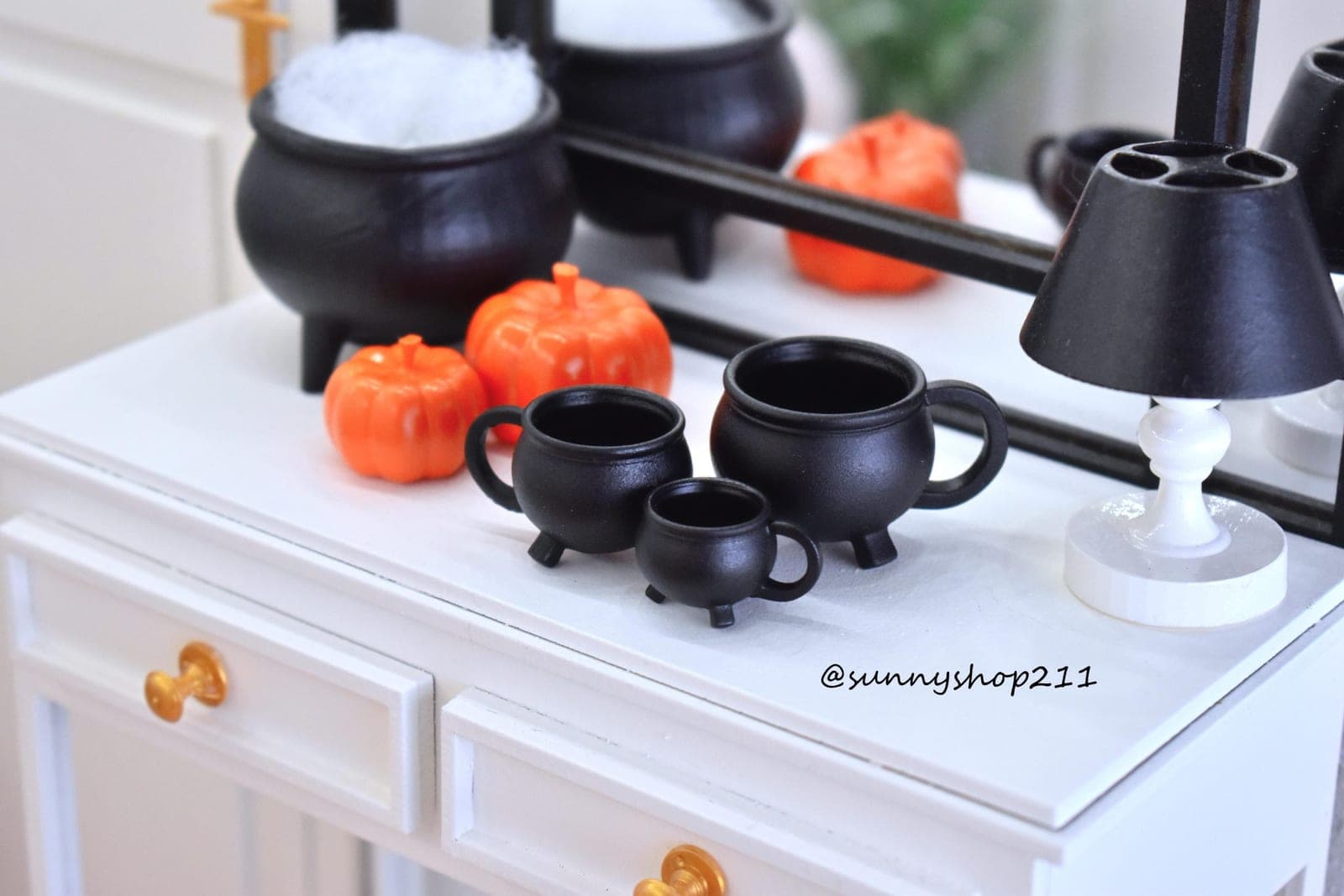 Mug citrouille miniature simulation