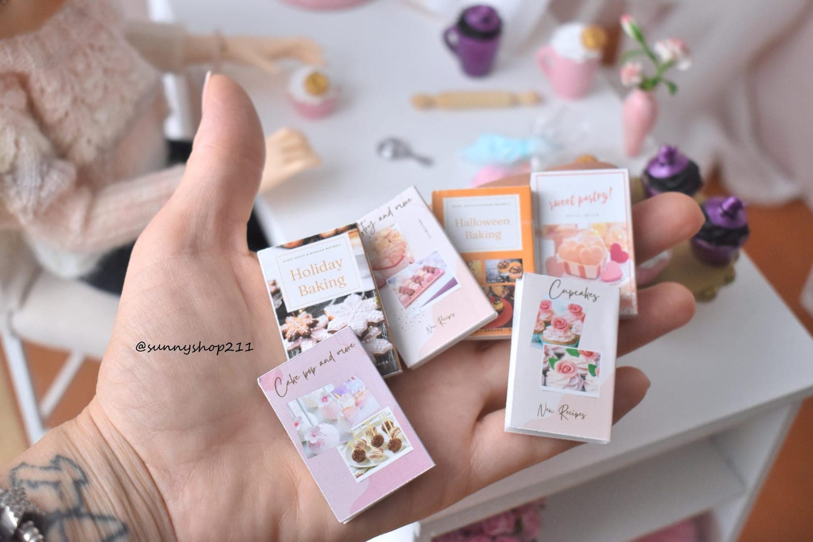 Livres de cuisine miniature