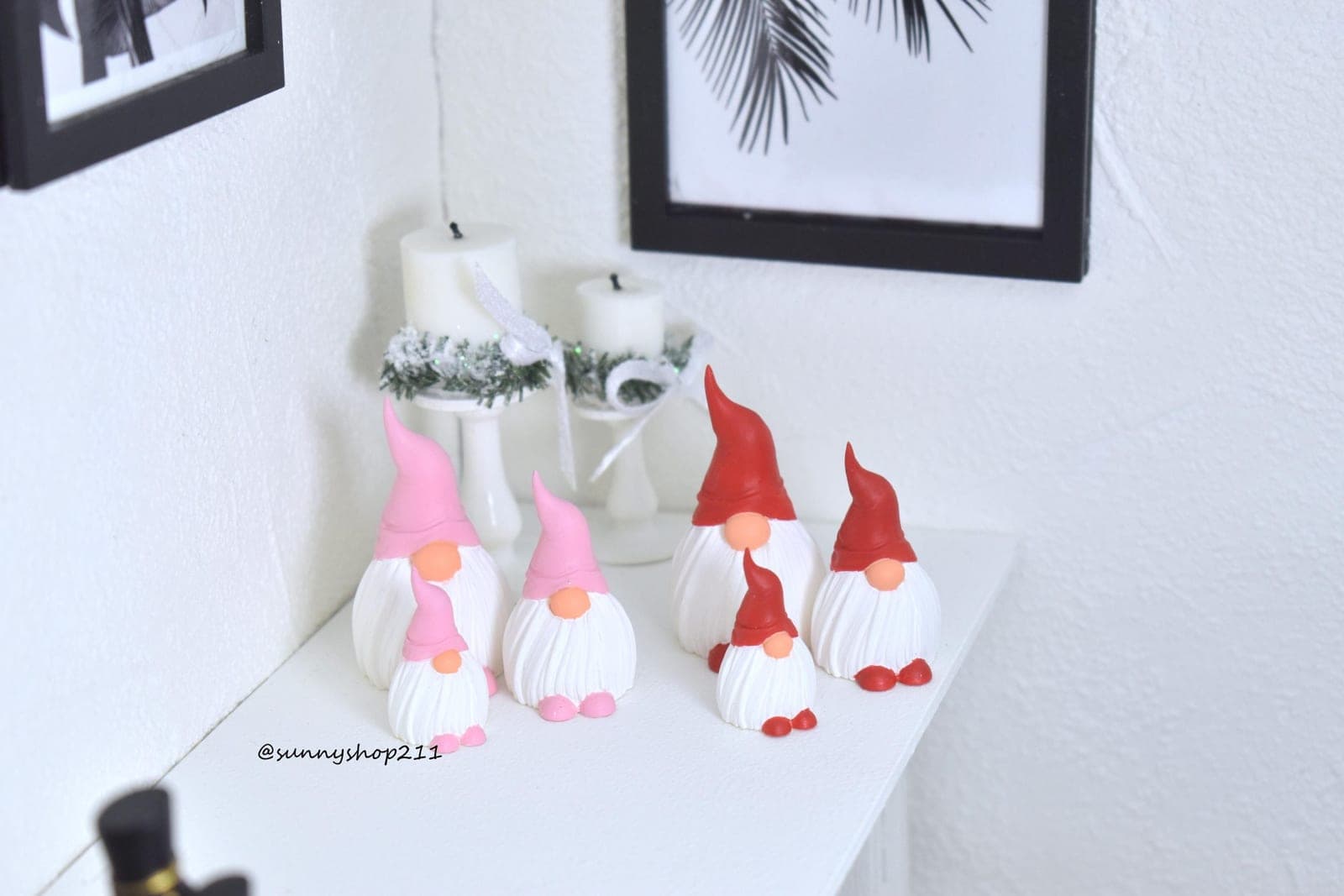 Décoration miniature lutins 1/4