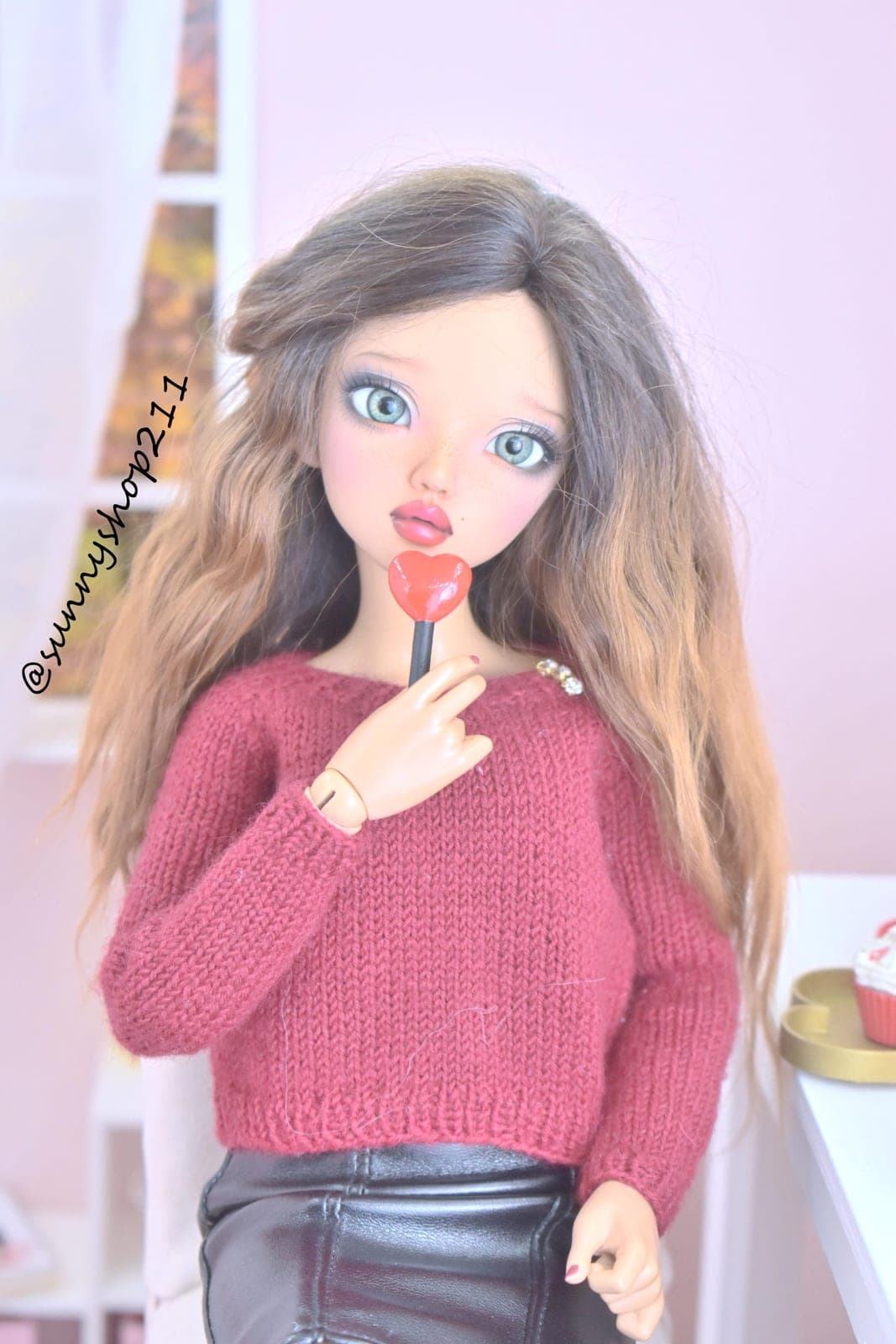 Simulation sucette miniature 1/4 bjd, minifee, unoa