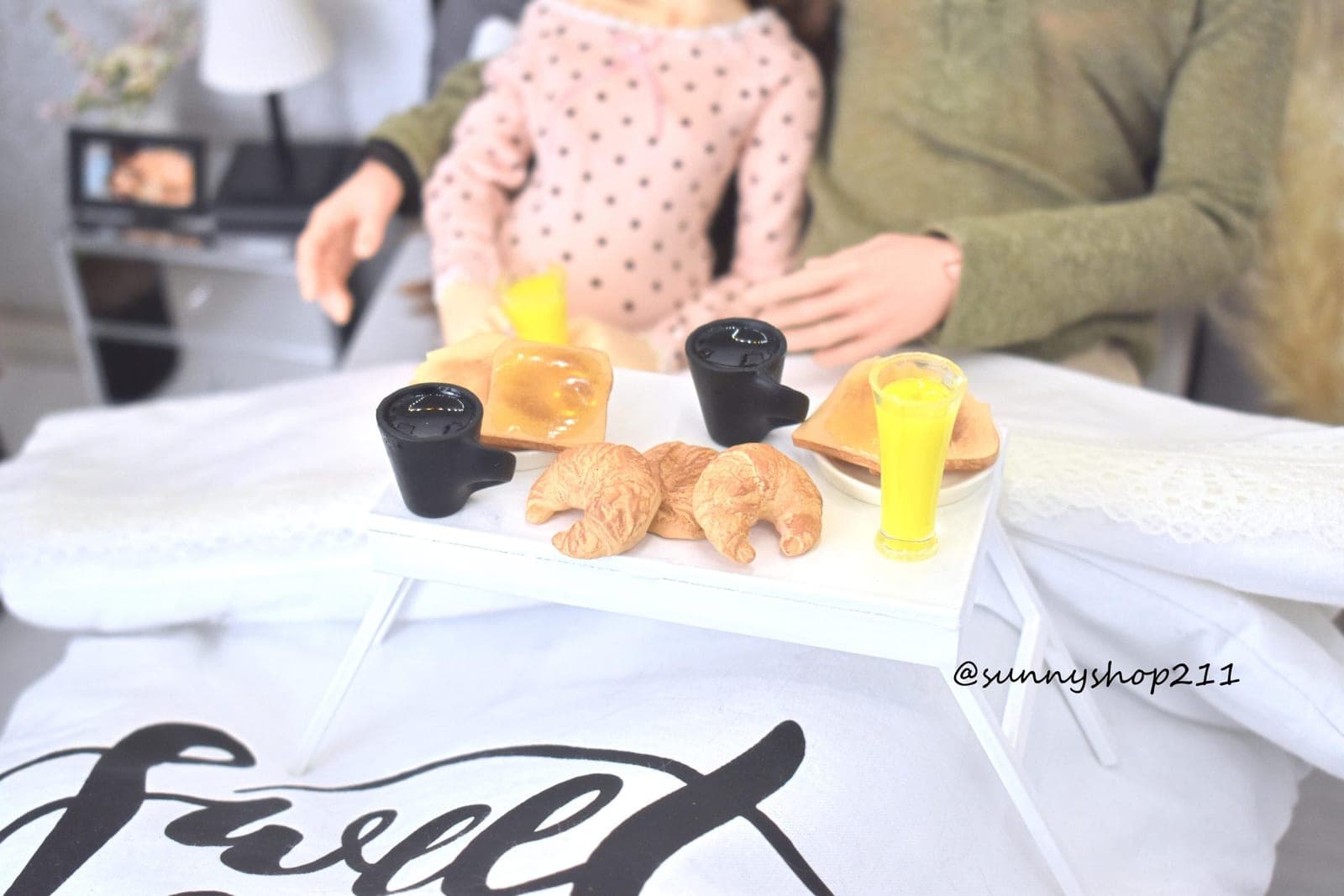 Plateau petit déjeuner miniature