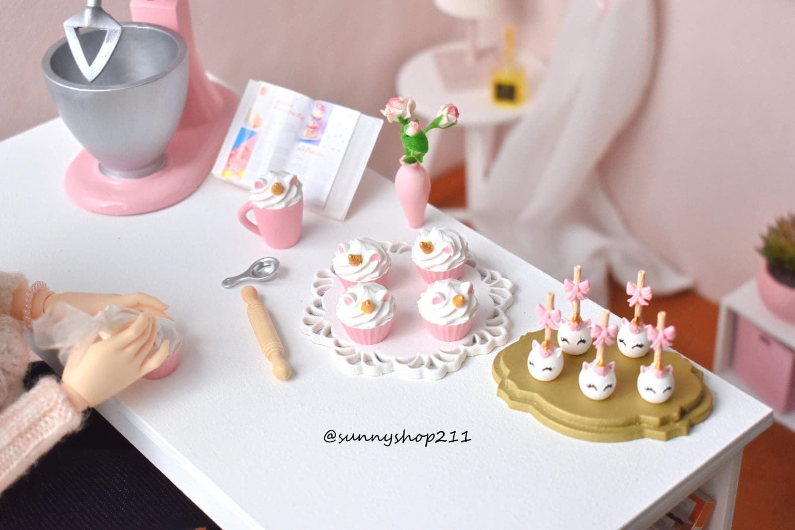 Cupcake simulation licorne