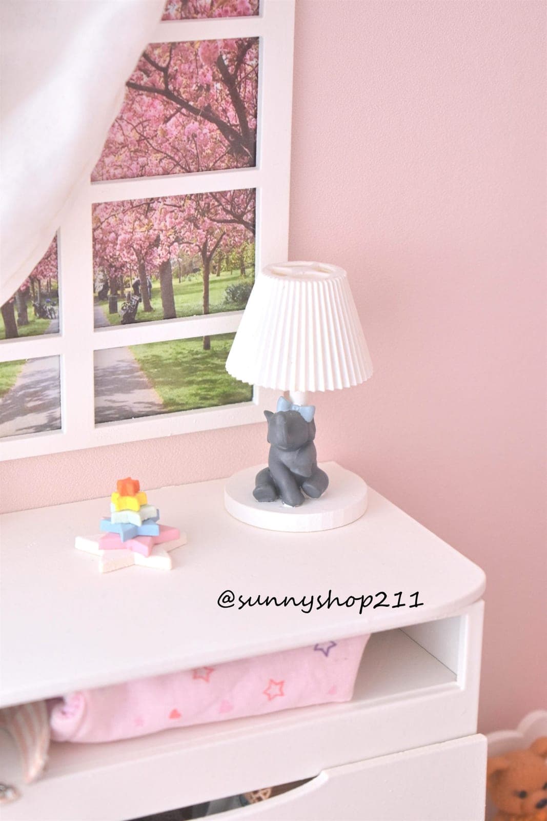 Lampe éléphant miniature bjd