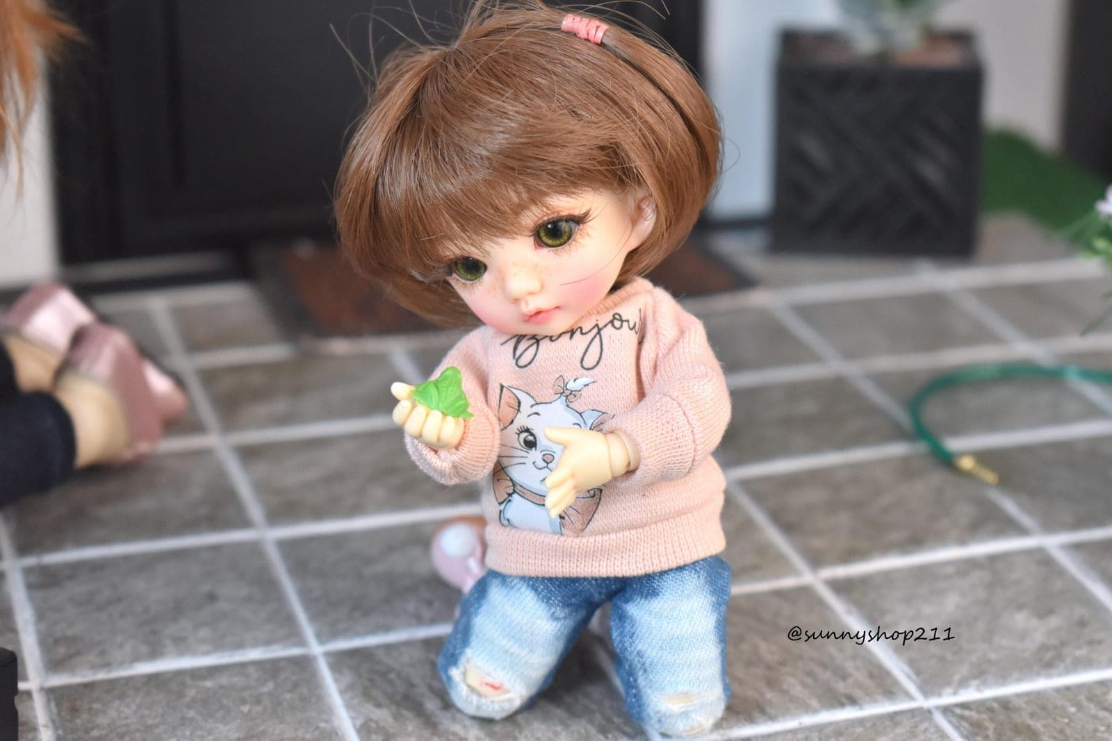Grenouille miniature 1/8 BJD, pukifee, stodoll, obitsu 11