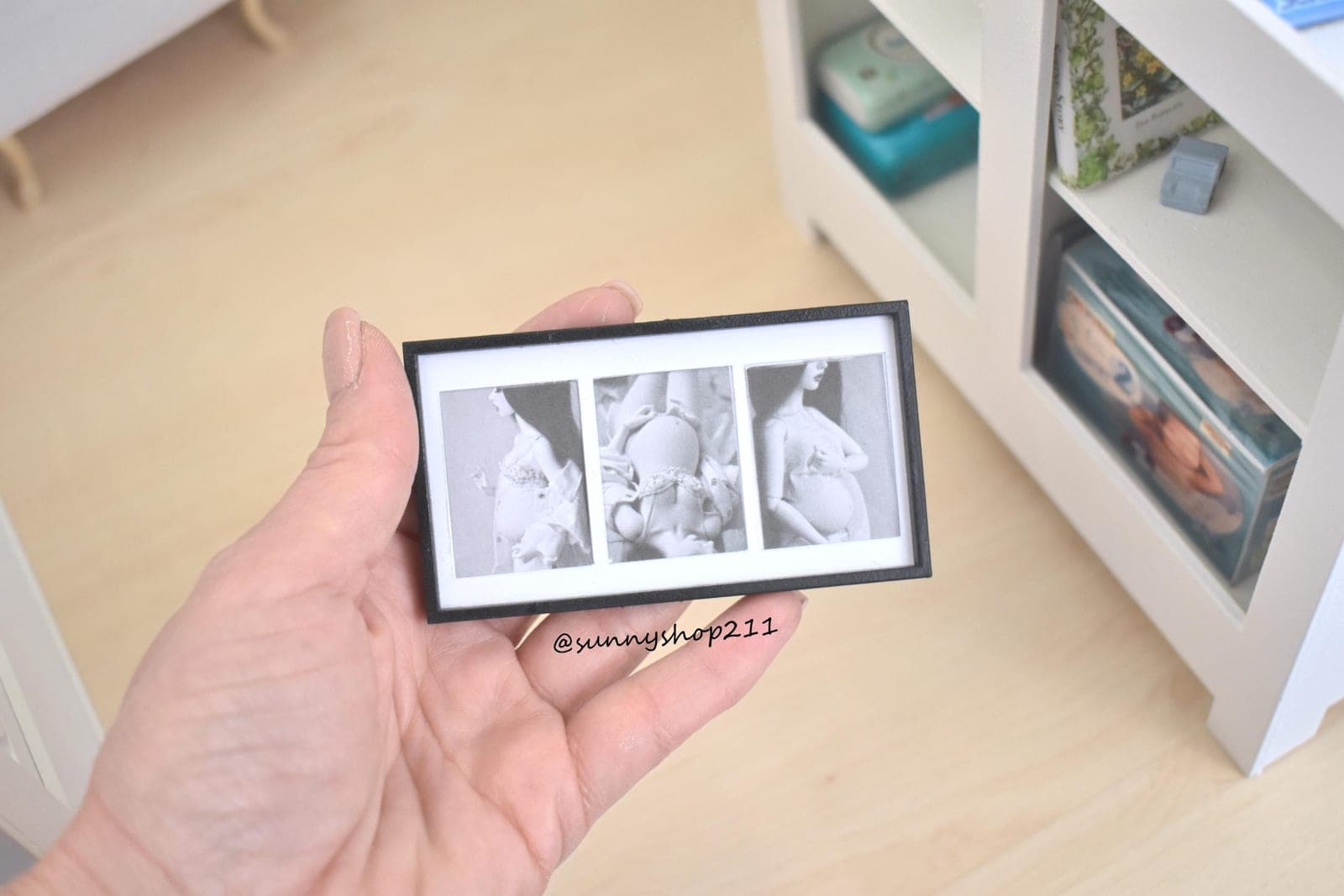 Cadre souvenir grossesse miniature