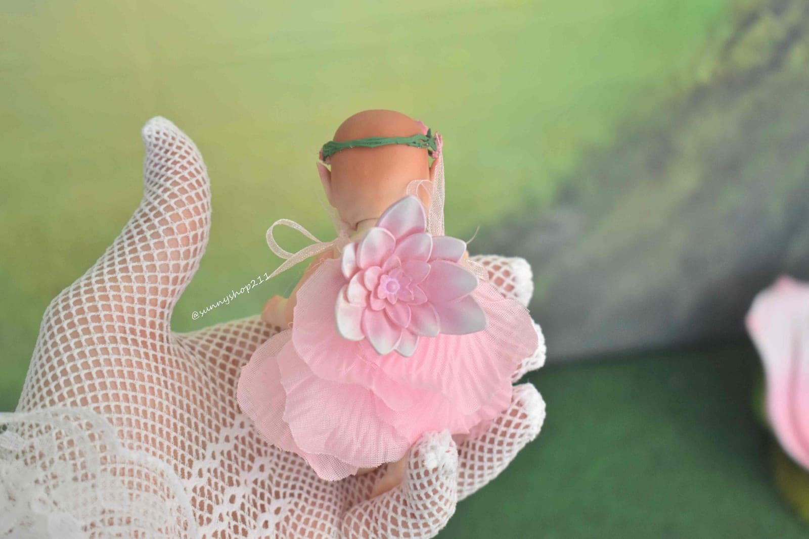 Ailes fleur bjd bébé , reborn simulation