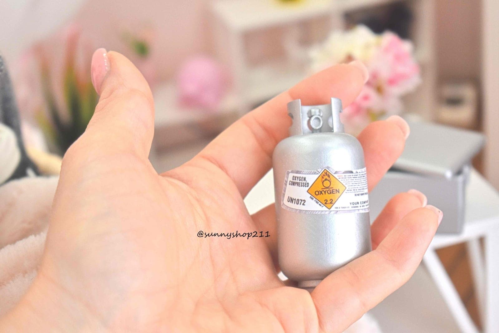 Bouteille oxygène simulation miniature 1/6, Barbie, 1/4 bjd , minifee