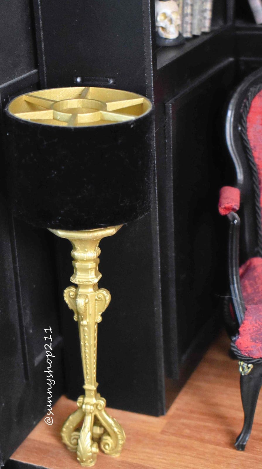 Lampe baroque miniature 1/4 bjd minifee , msd, unoa , bimong.
