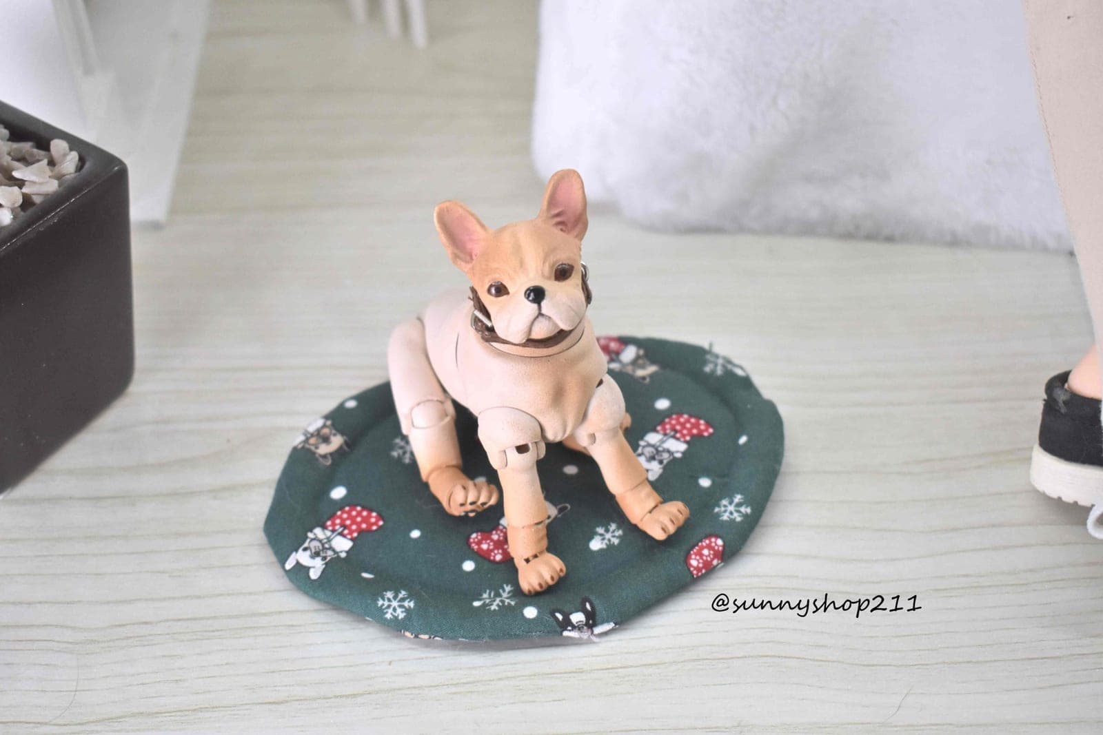 Carpet dog bjd cat christmas miniature diorama 1/6,1/4,1/3