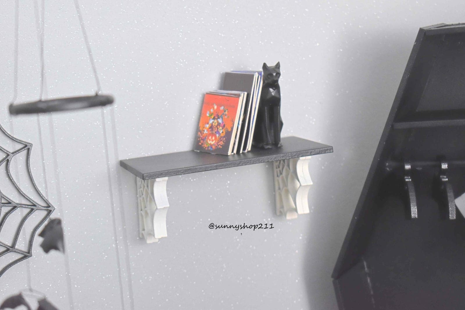 Etagère toile simulation miniature 1/6 Barbie, pullip, blythe ou 1/4 bjd, minifee, unoa