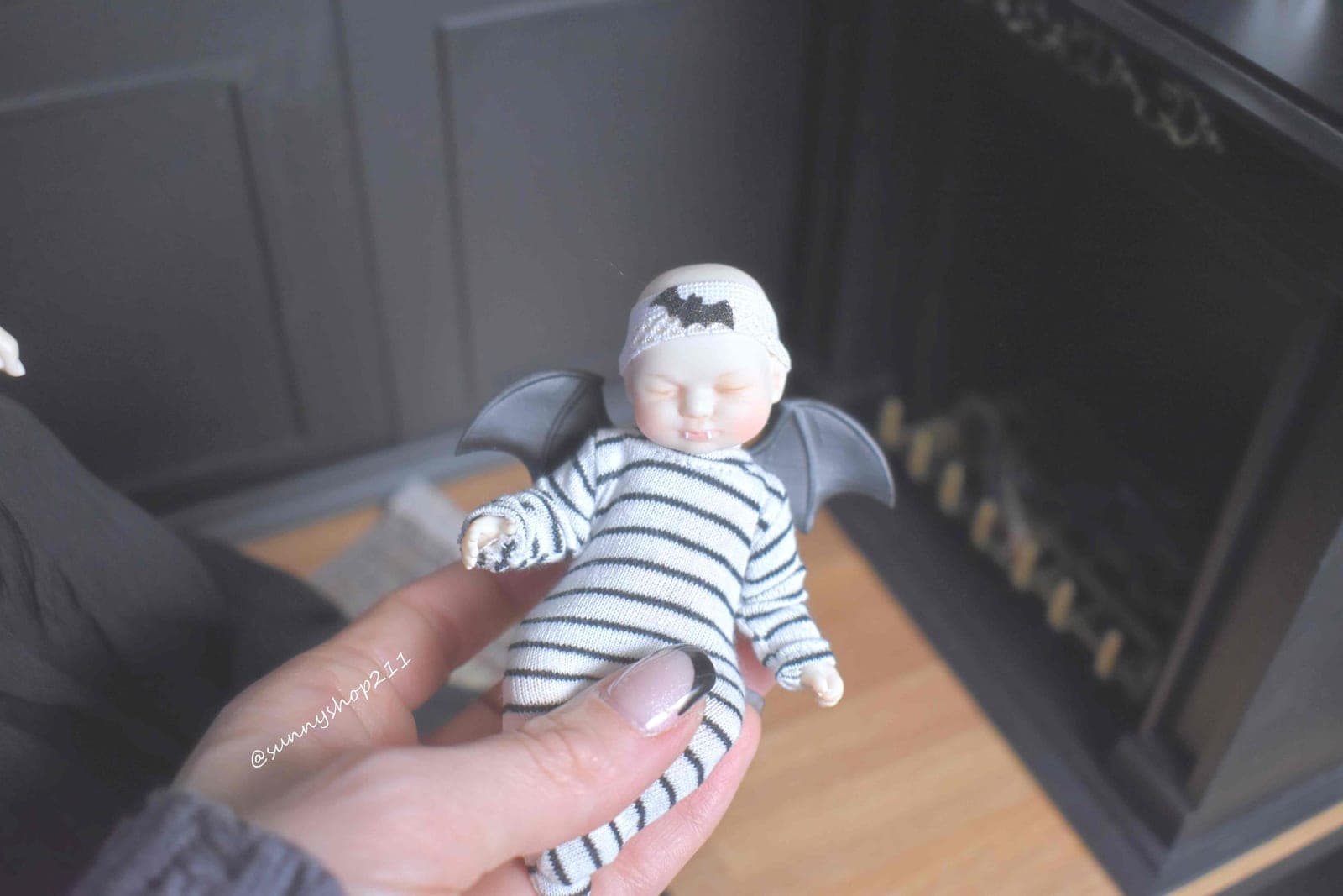 Ailes chauve souris bjd bébé , reborn simulation